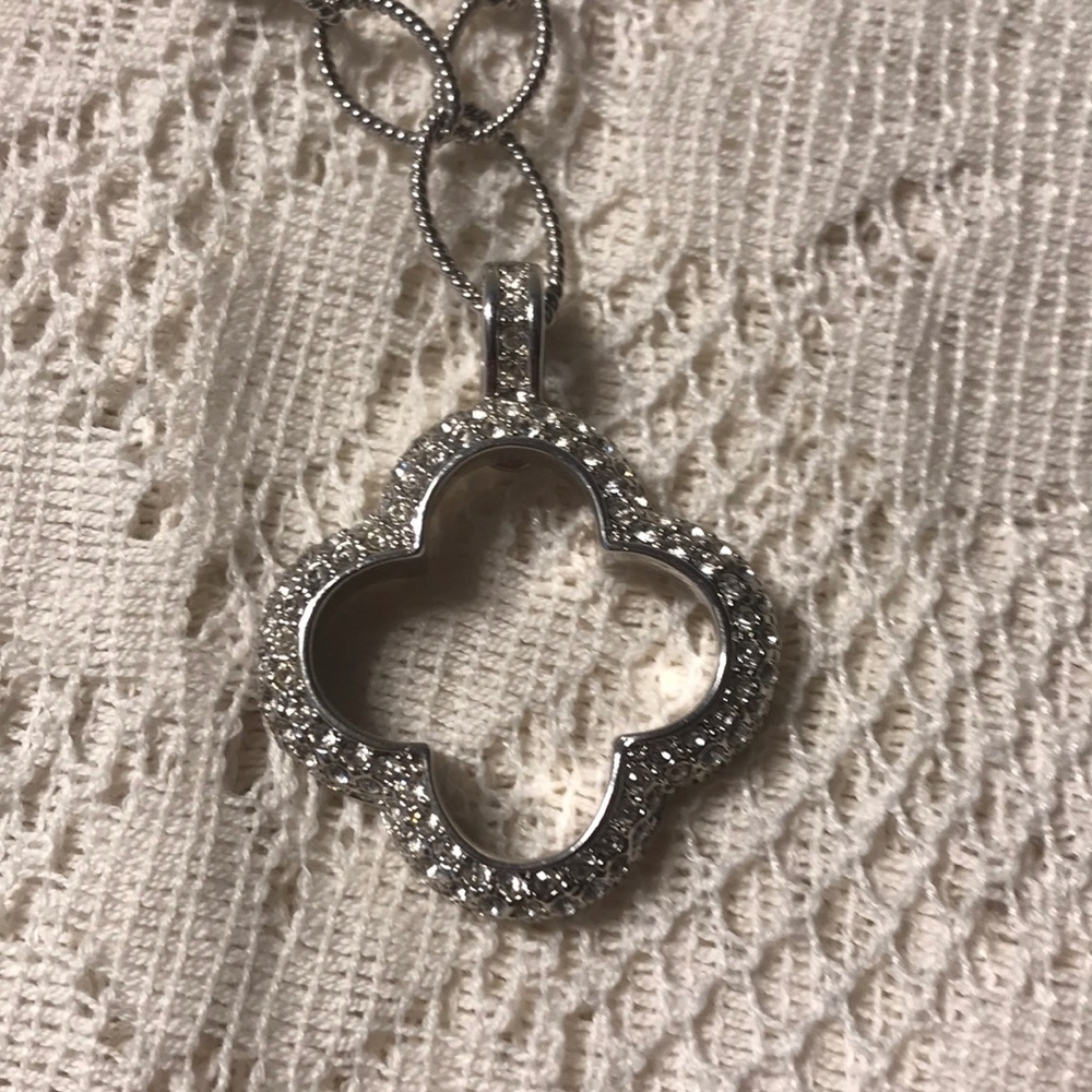 Park lane silver statement necklace